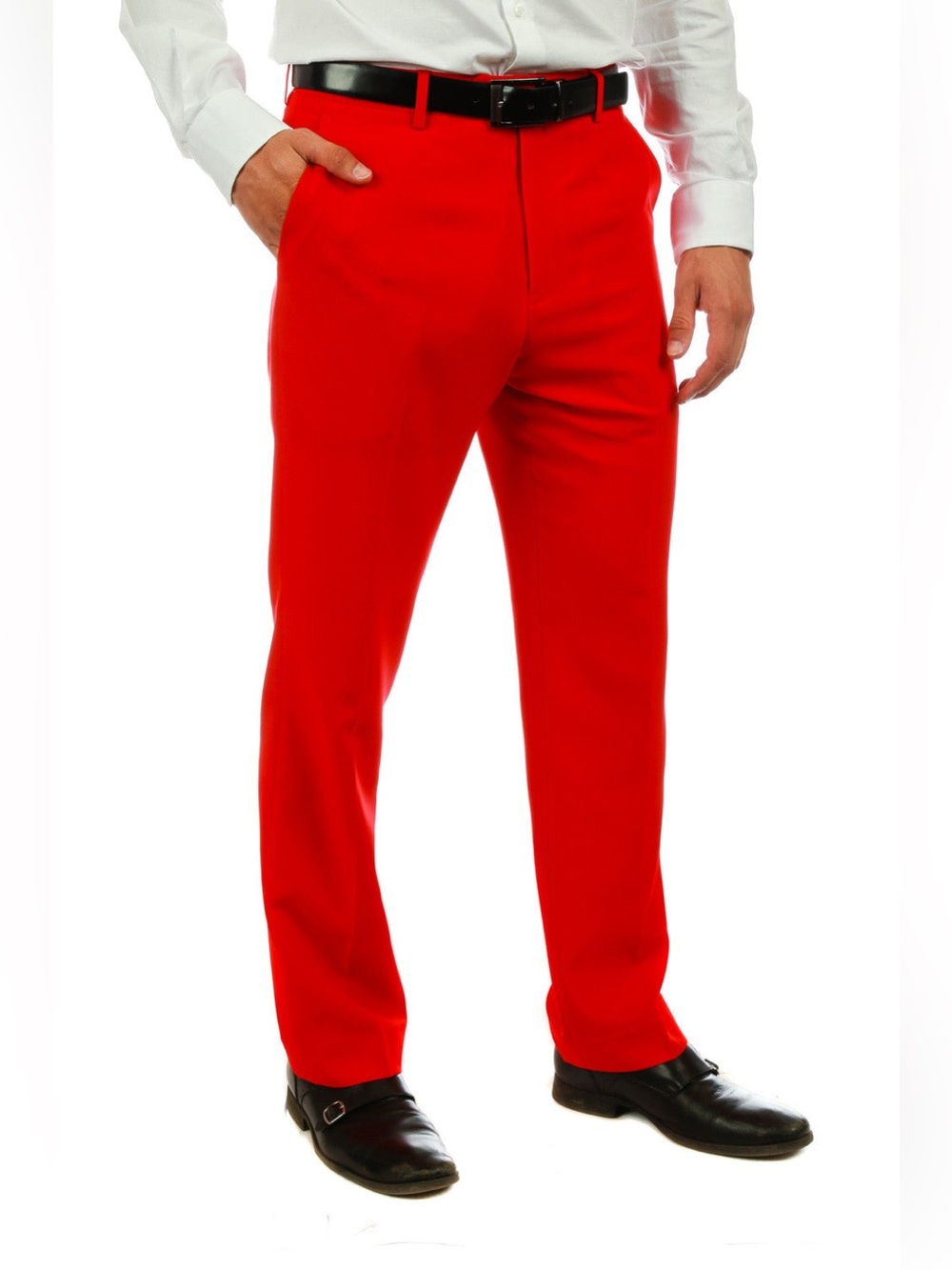 Shinesty The Red Rockets Bright Red Dress Pants
